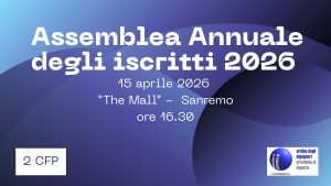 Assemblea annuale iscritti 2026