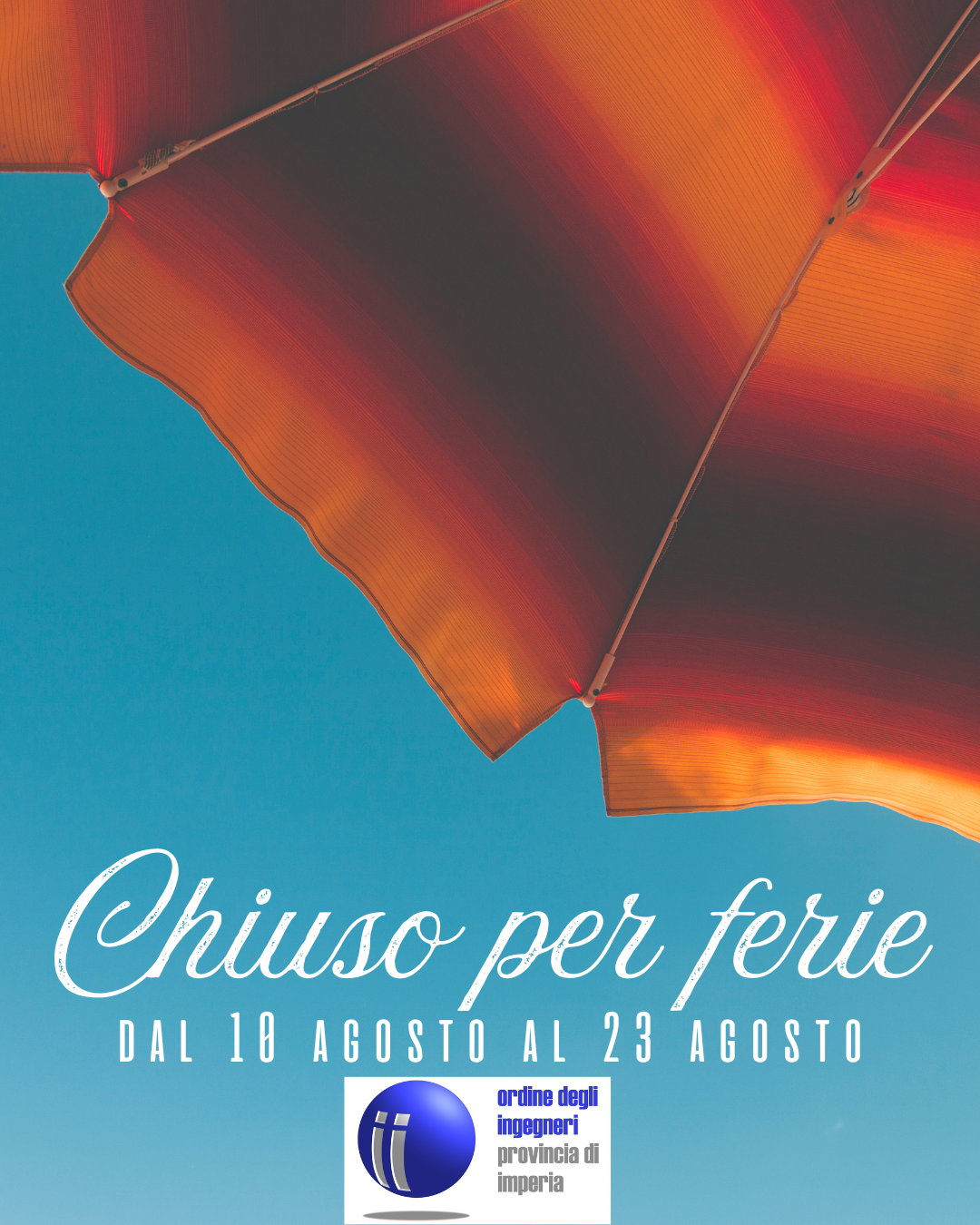 Chiusura estiva e variazione degli orari di segreteria